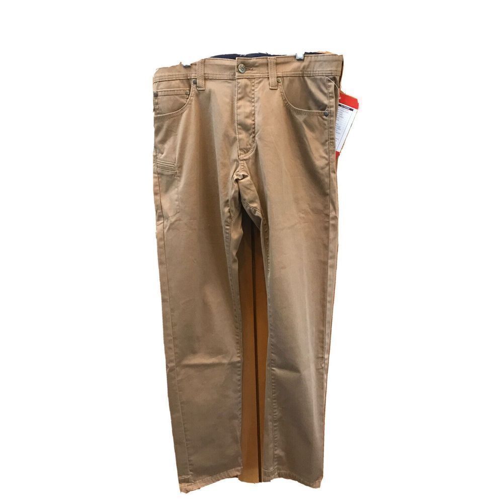 NEW Hawx Pants Men 32x34” Cargo Utility Wear Khaki Tactical Slim straight Zip